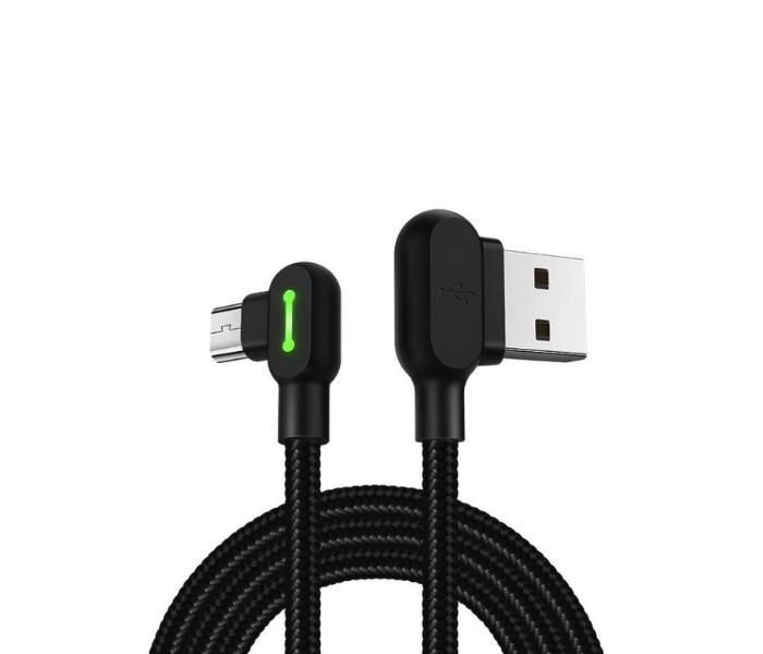 90-Degree 2A Nylon Micro-USB Cable (0.5m)