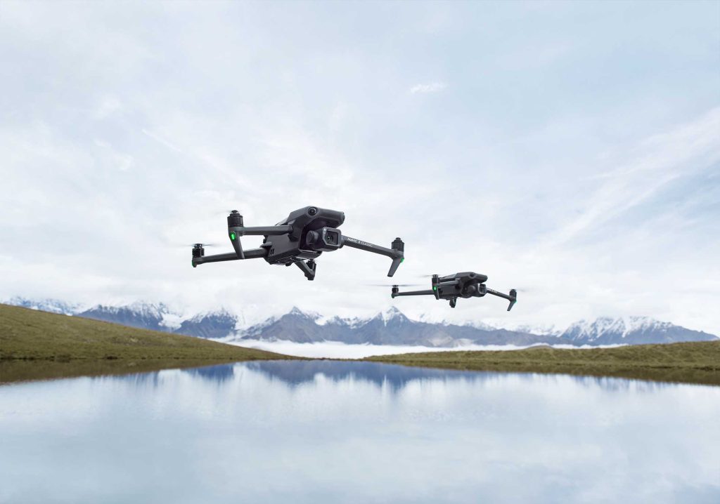 mavic 3 drones over water