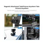 Rotatable Magnetic Backpack Clamp for Action Cameras (Insta360, GoPro, DJI)