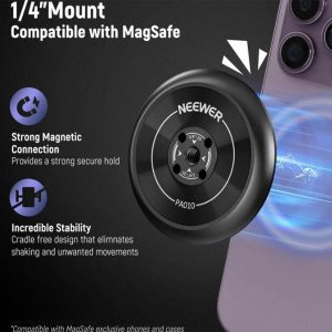 NEEWER Magnetic Phone Tripod Mount Adapter