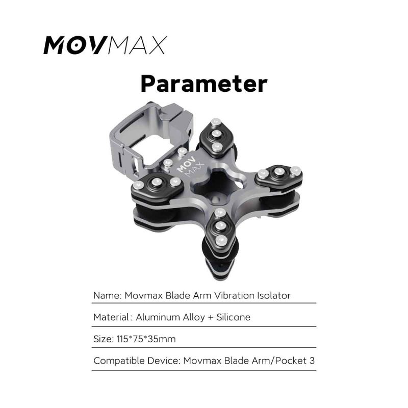 MOVMAX Blade Arm Vibration Isolator