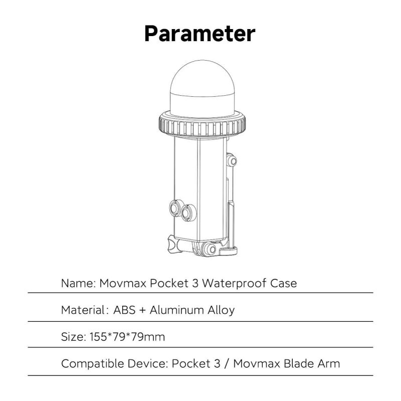 Pocket 3 Waterproof Case