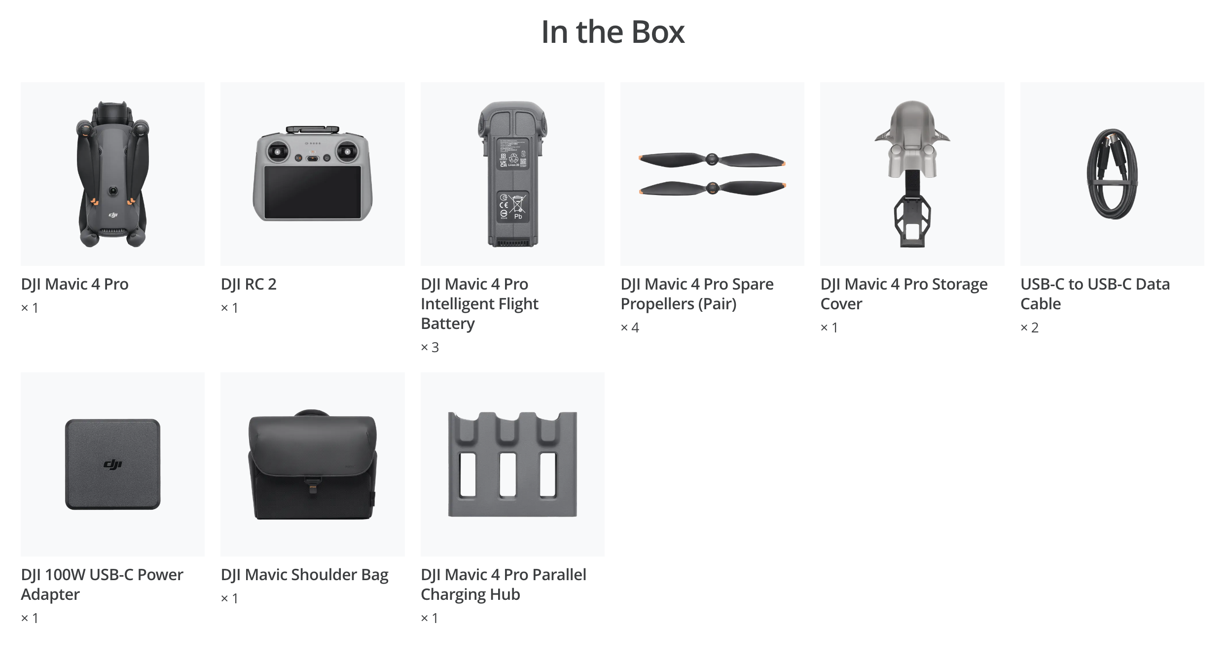 DJI Mavic 4 Pro Fly More Combo (DJI RC 2)