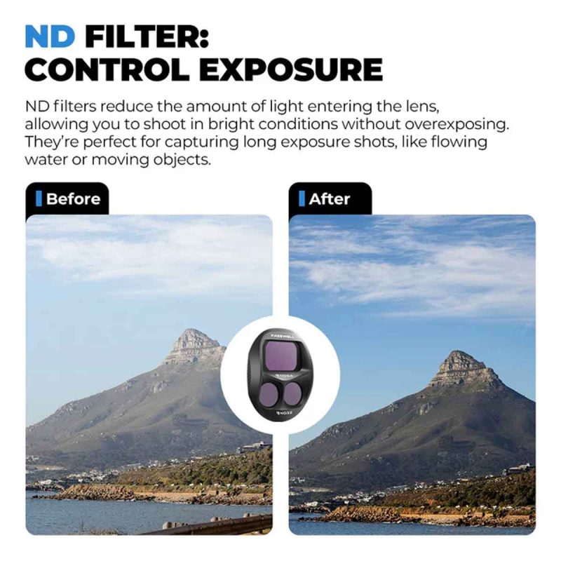 Freewell DJI Mavic 4 Pro ND Filters 4 Pack - Standard Day
