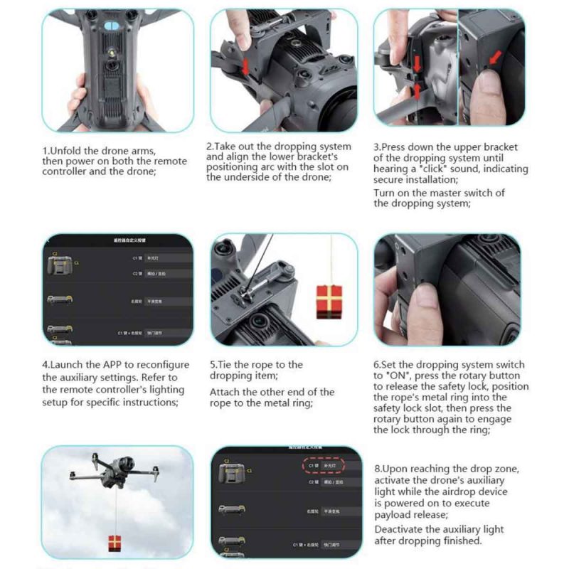 Mavic 4 Pro Payload Drop Release