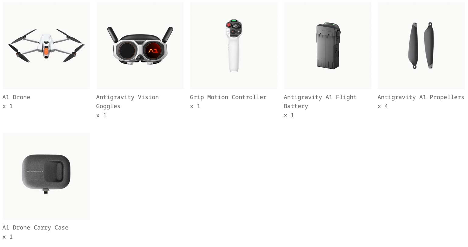 Antigravity Standard Bundle