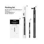 TELESIN New Design 3m Carbon Fiber Selfie Stick (3.0)