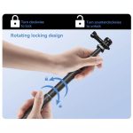 TELESIN New Design 3m Carbon Fiber Selfie Stick (3.0)