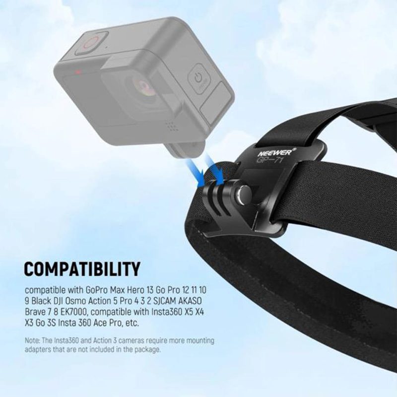 NEEWER 4 in 1 Accessories Kit for Action Camera