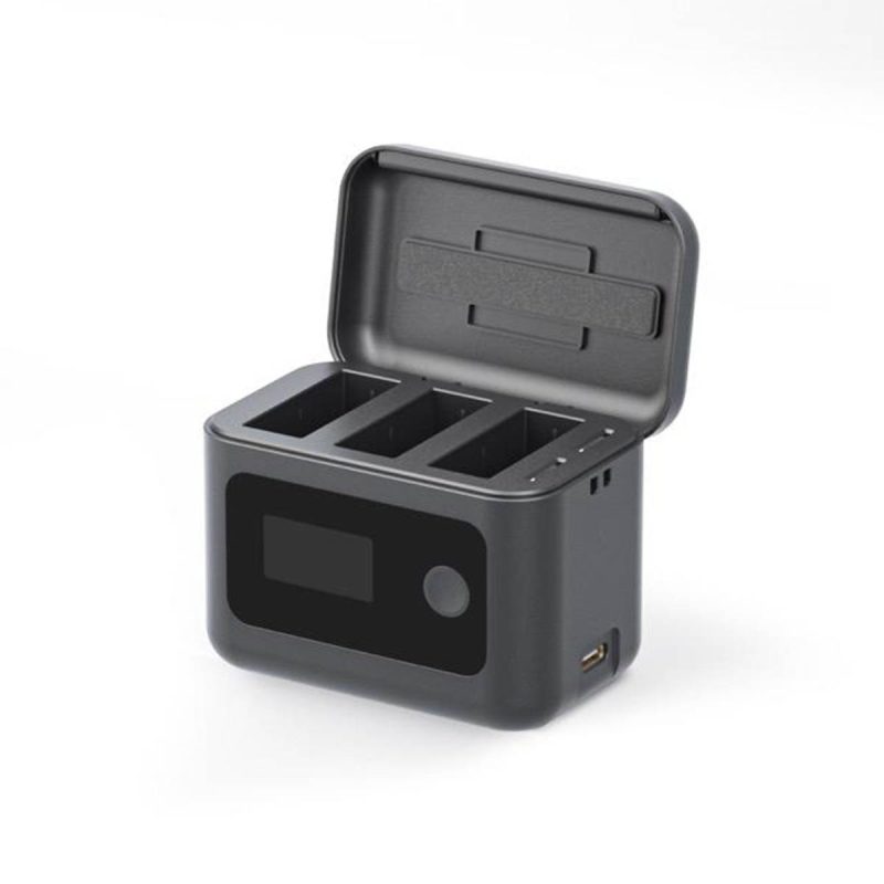 3 in 1 Intelligent Charging Case with OLED Screen for DJI Osmo 360 / Action 6 / Action 5 Pro