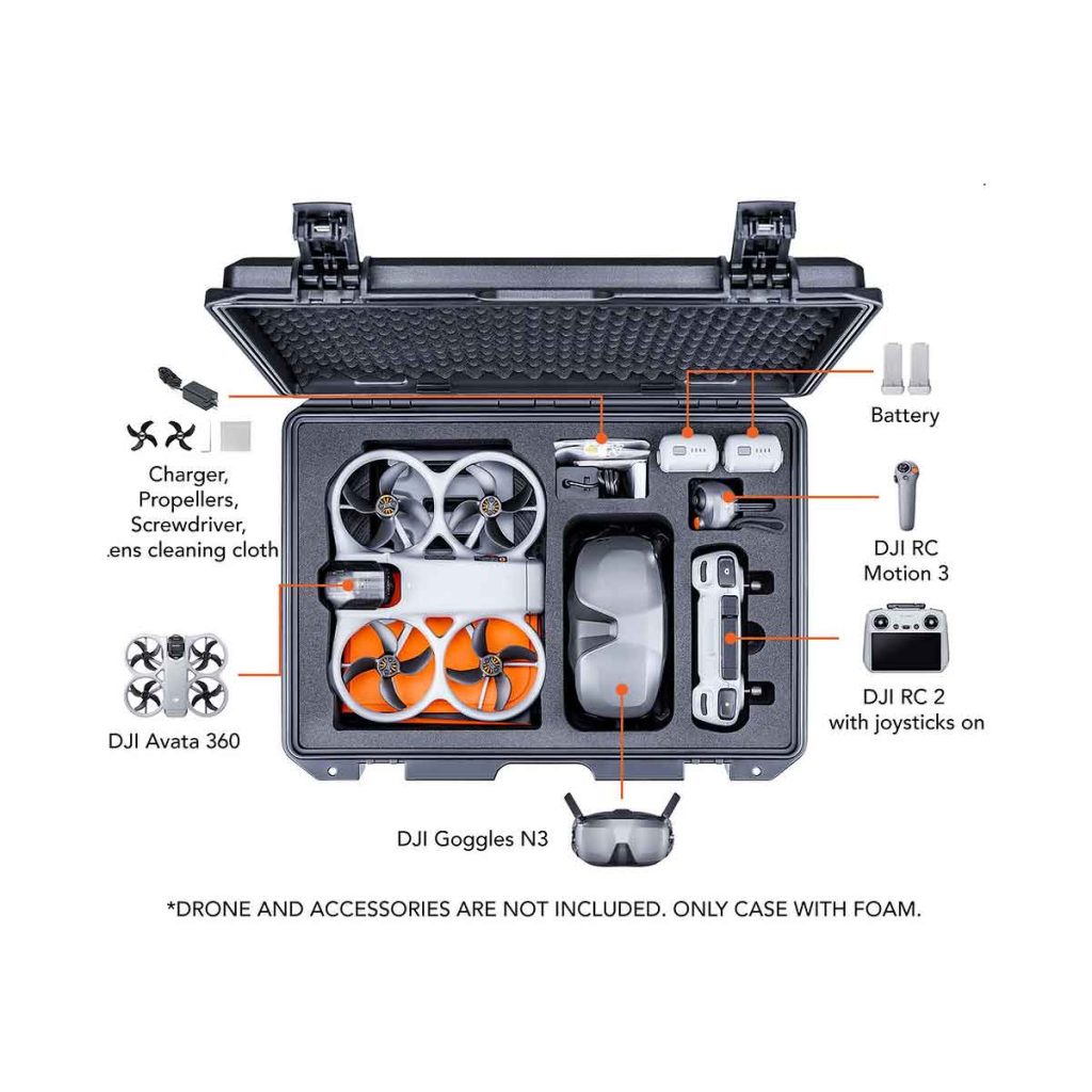DJI Avata 360 Hard Case - Drone Depot - NZ Authorised DJI Retailer