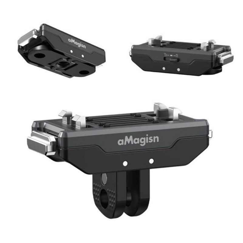 Lockable Magnetic Quick-Release Mount for Insta360 X5 / Ace Pro 2