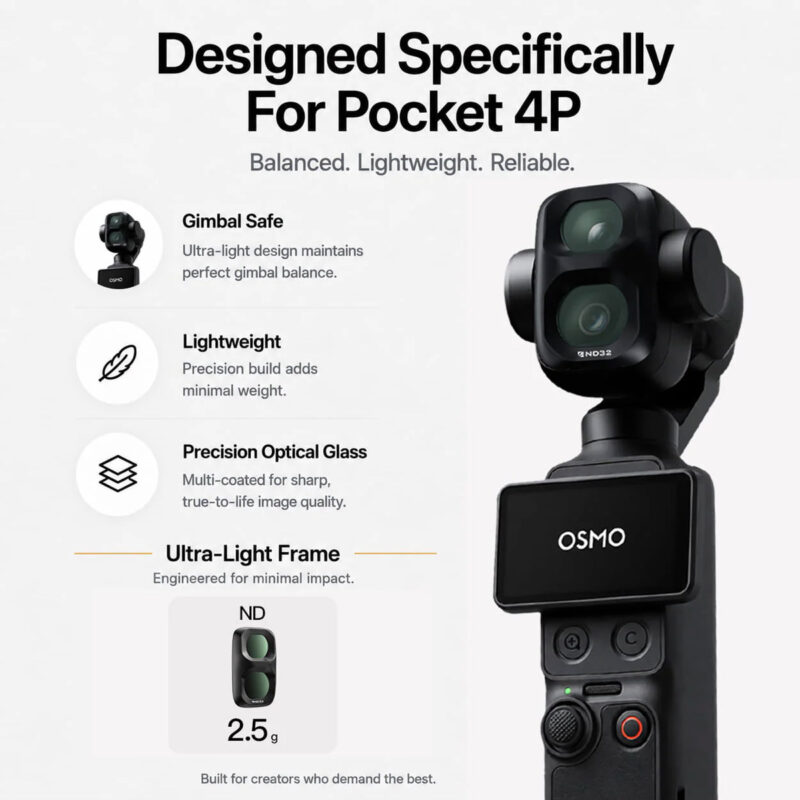 DJI Osmo Pocket 4P Standard Day Kit 4 Pack