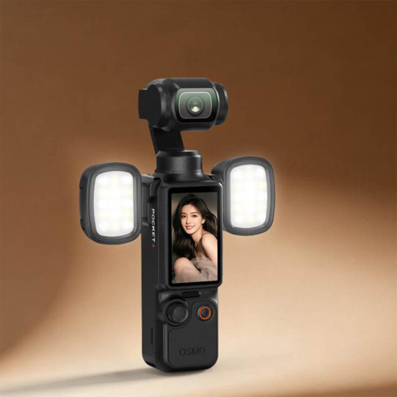Magnetic dual LED fill light kit for DJI Osmo Pocket 4/3