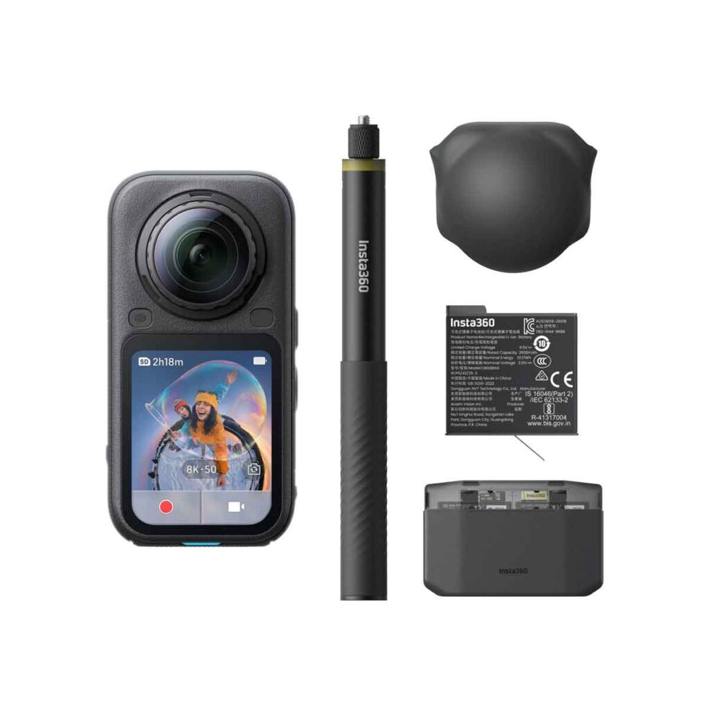 Insta360 X6 Essentials Bundle Midnight Black