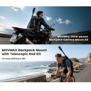 MOVMAX Backpack Mount with Telescopic Rod Kit