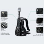 MOVMAX Backpack Mount with Telescopic Rod Kit