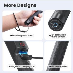 Weatherproof Bluetooth Selfie Stick for Action Cameras