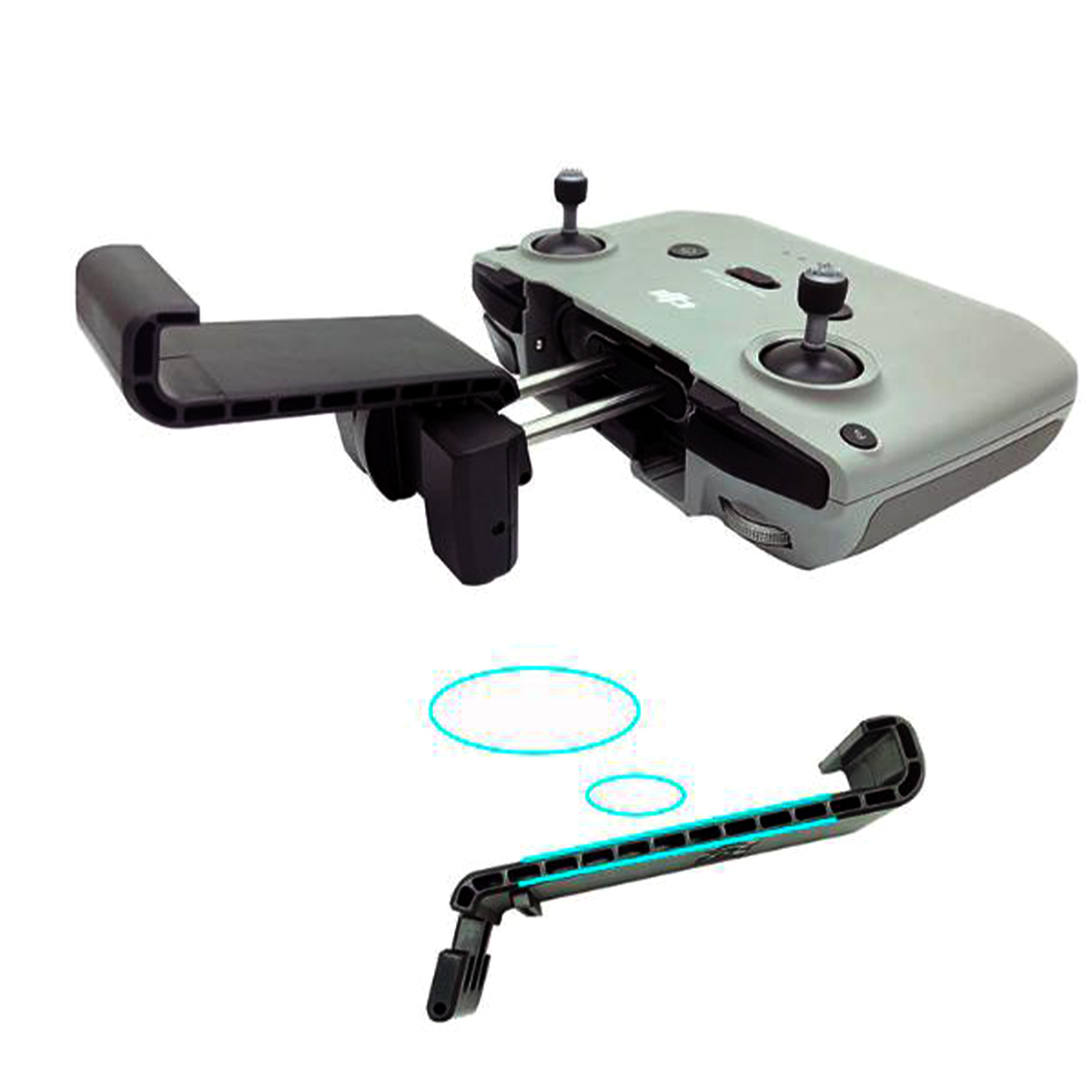 Double-Layer Tablet Holder for DJI RC-N1 Remote Controller