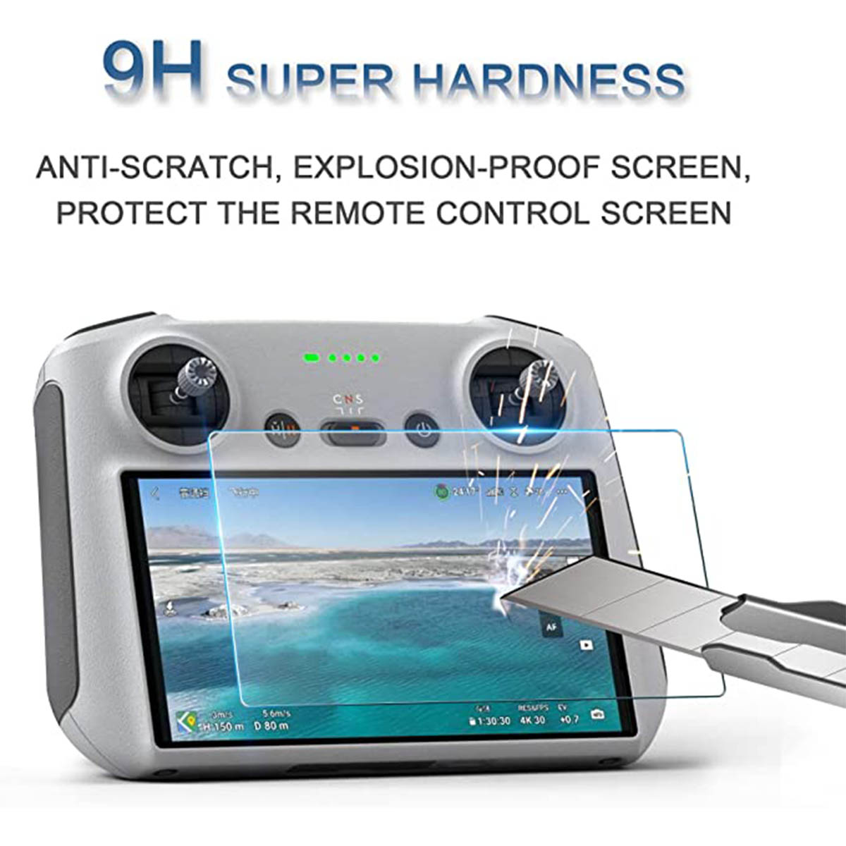 DJI RC Tampered Glass Screen Protector