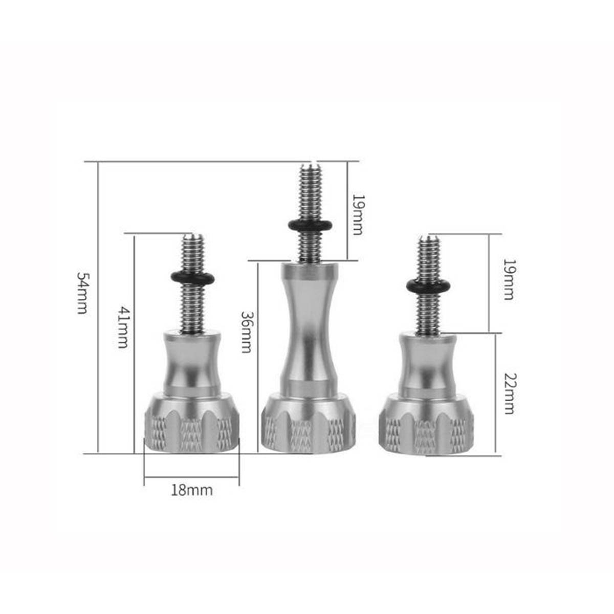 Aluminum Alloy Thumb Screw (3pcs)