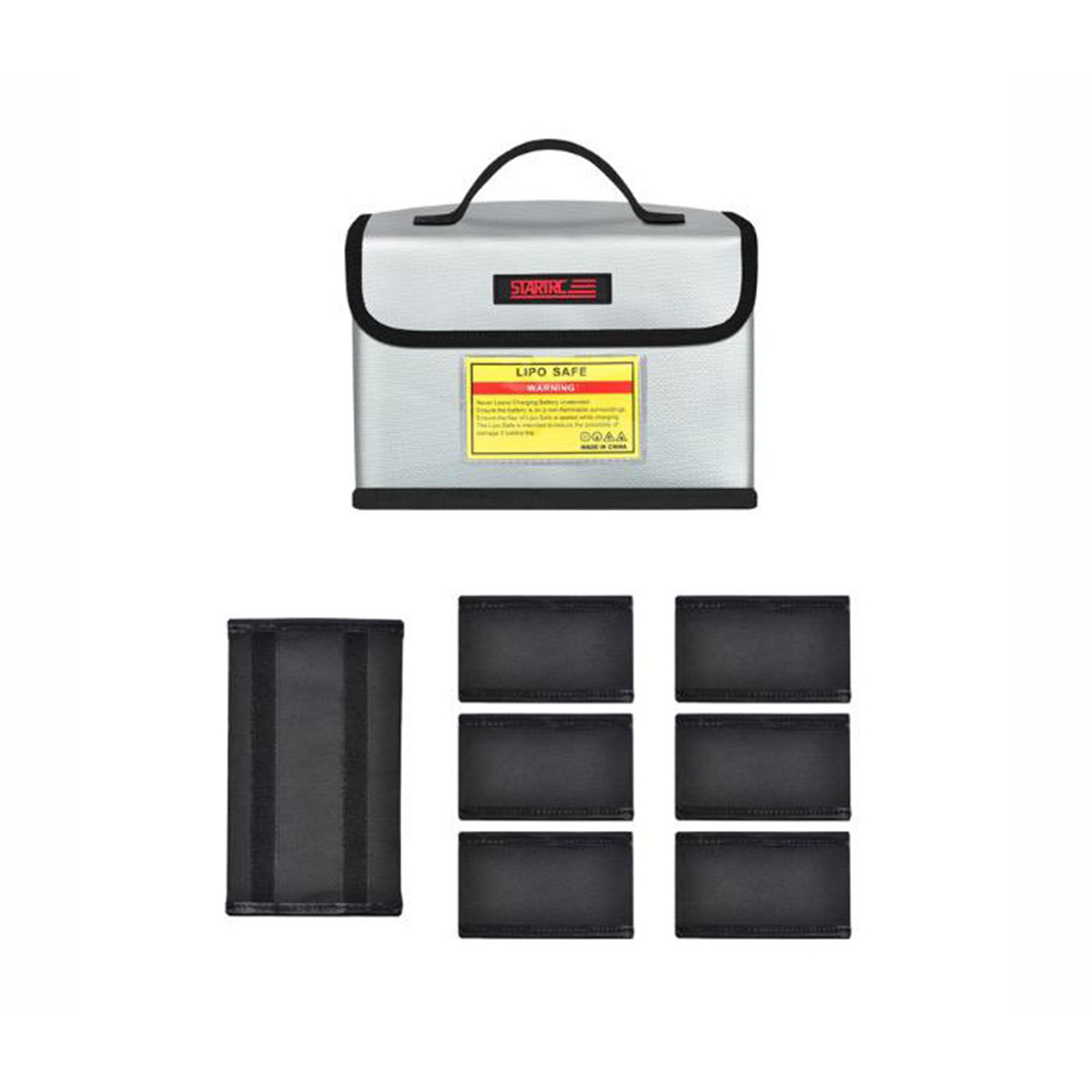 LiPo Battery Safe Bag with Dividers 21x14x15